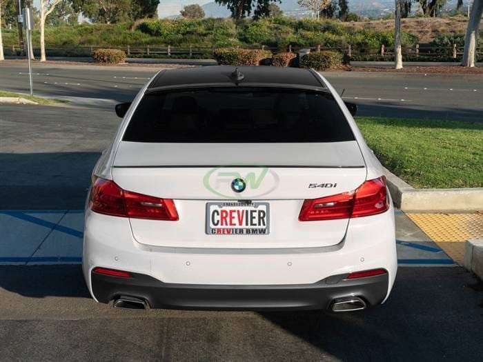 BMW G30/F90 Carbon Fiber Roof Spoiler bmwg30015 thumbnail 3