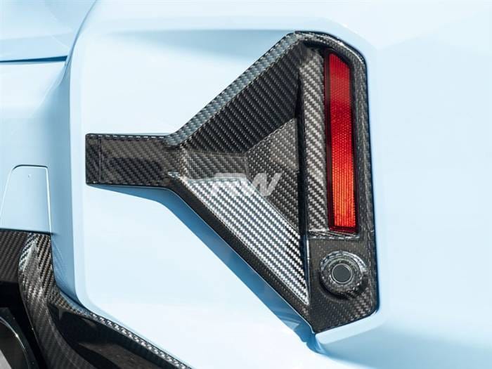 BMW G87 M2 Carbon Fiber DTM Rear Reflector Trim bmwg87017