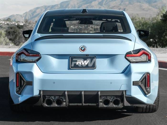 BMW G87 M2 Carbon Fiber DTM Rear Reflector Trim bmwg87017 thumbnail 2