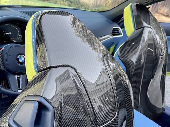 BMW G82/G83 M4 Carbon Fiber Seat Backs bmwg8204 thumbnail 5