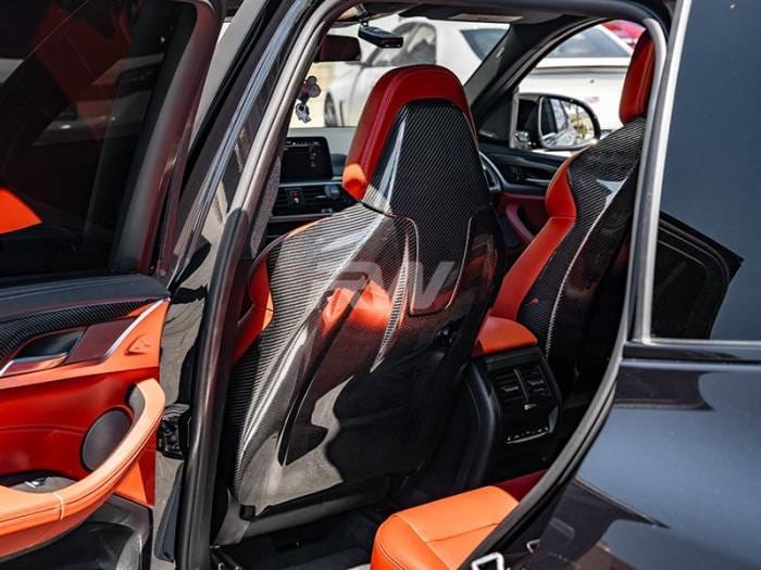 BMW F97 X3M F98 X4M Carbon Fiber Seat Backs bmwf97011 thumbnail 2