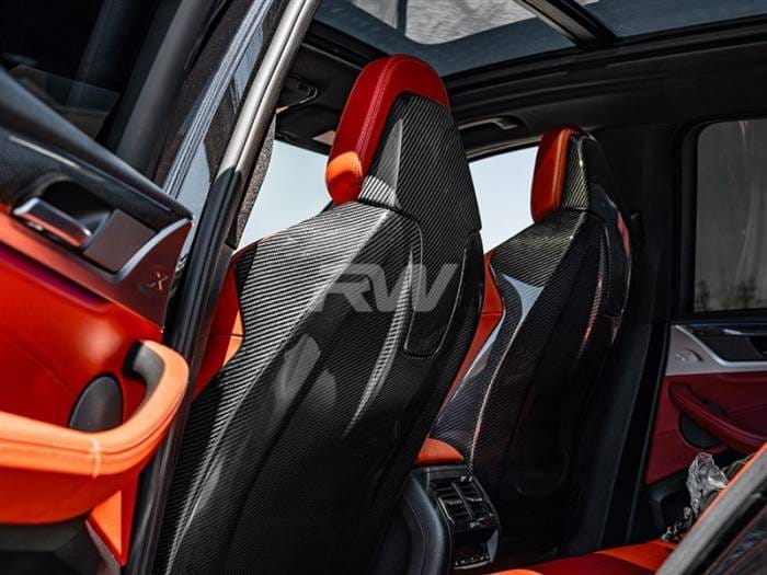 BMW F97 X3M F98 X4M Carbon Fiber Seat Backs bmwf97011 thumbnail 3