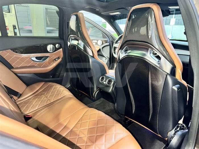 Mercedes W205 C63 Carbon Fiber Seat Backs mercw20525 thumbnail 2