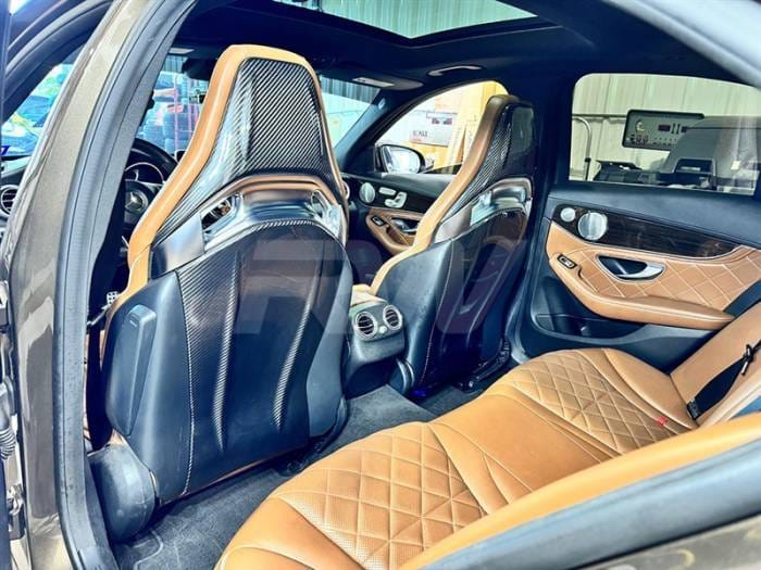 Mercedes W205 C63 Carbon Fiber Seat Backs mercw20525 thumbnail 3