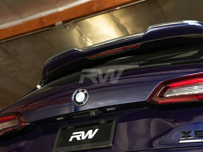 BMW F95 X5M RWS Carbon Fiber Roof Spoiler bmwf95016 thumbnail 3
