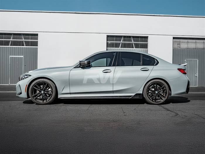 BMW G20 DTM Carbon Fiber Side Skirt Extensions bmwg20052 thumbnail 2