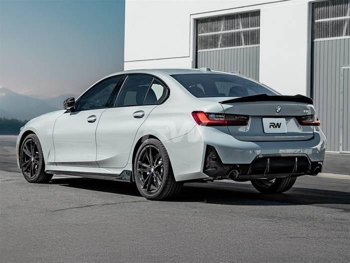 BMW G20 DTM Carbon Fiber Side Skirt Extensions bmwg20052 thumbnail 4