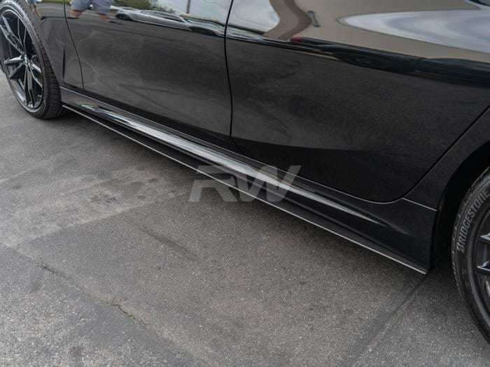 BMW G20 3 Series Carbon Fiber Side Skirt Extensions bmwg20023 thumbnail 2
