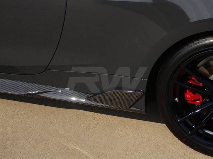 BMW G22 G23 DTM Carbon Fiber Side Skirt Extensions bmwg22016 thumbnail 2