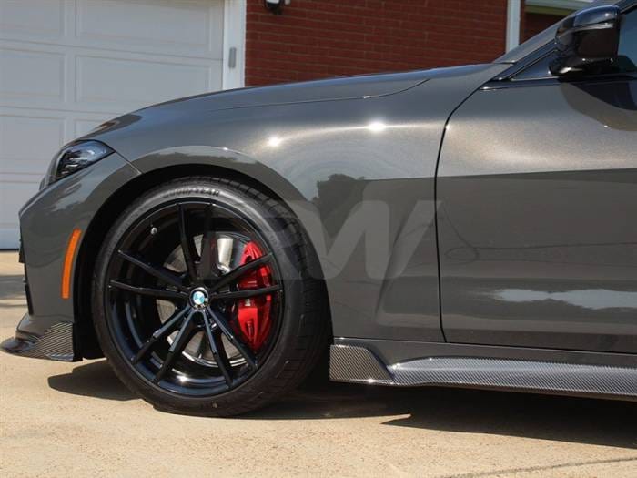 BMW G22 G23 DTM Carbon Fiber Side Skirt Extensions bmwg22016 thumbnail 3
