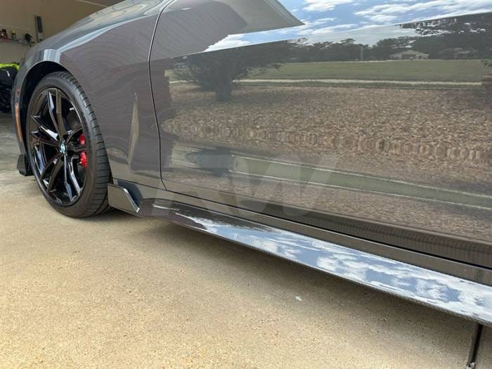 BMW G22 G23 DTM Carbon Fiber Side Skirt Extensions bmwg22016 thumbnail 5