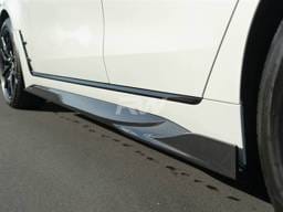 BMW G26 4-Series Carbon Fiber Side Skirt Extensions bmwg2604