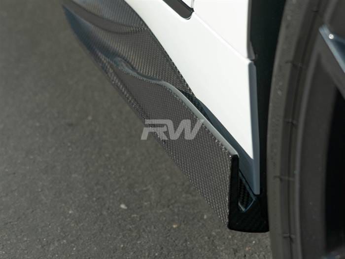 BMW G26 4-Series Carbon Fiber Side Skirt Extensions bmwg2604 thumbnail 3