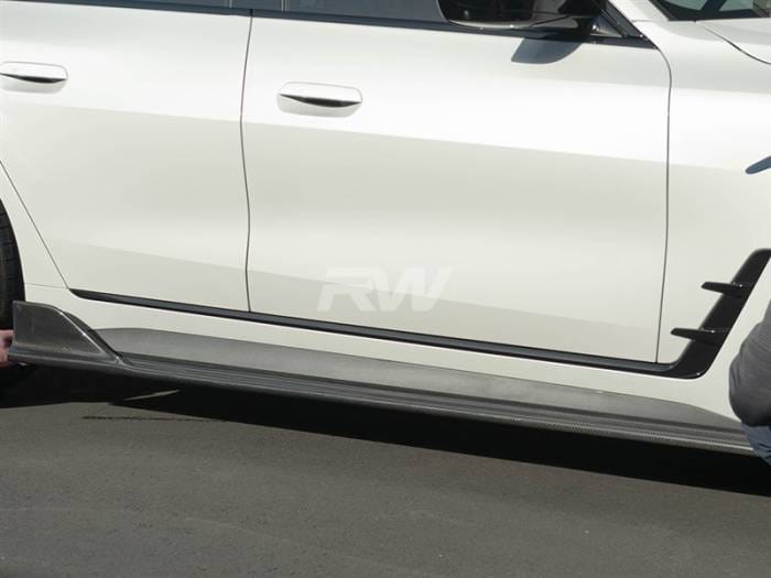 BMW G26 DTM Carbon Fiber Side Skirt Extensions bmwg2607