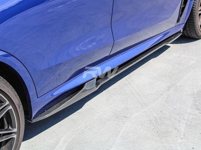 BMW G05 X5 F95 X5M Man Style CF Side Skirt Extensions bmwf95013