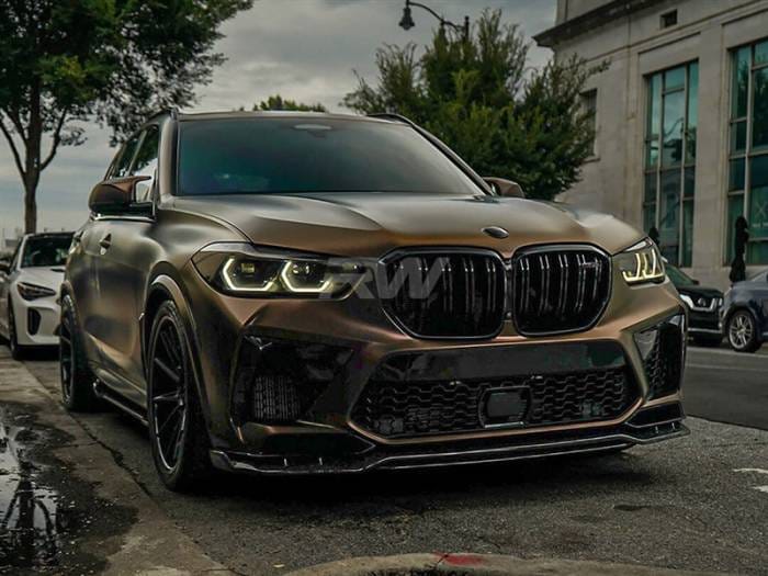 BMW G05 X5 F95 X5M Man Style CF Side Skirt Extensions bmwf95013 thumbnail 3