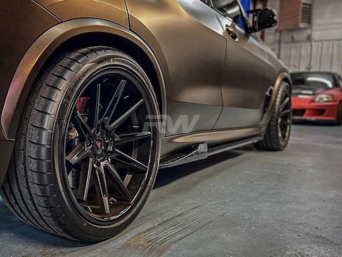 BMW G05 X5 F95 X5M Man Style CF Side Skirt Extensions bmwf95013 thumbnail 4