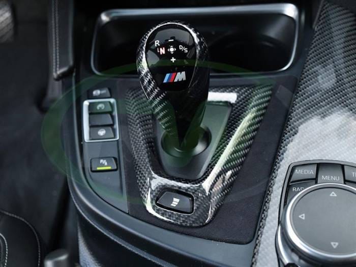 Carbon Fiber Alcantara Shift Console Trim BMW F8x bmwf8x021