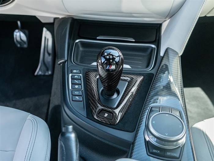 Carbon Fiber Alcantara Shift Console Trim BMW F8x bmwf8x021 thumbnail 4