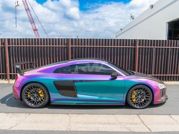 Audi R8 4S Carbon Fiber Side Skirt Extensions audir806 thumbnail 2
