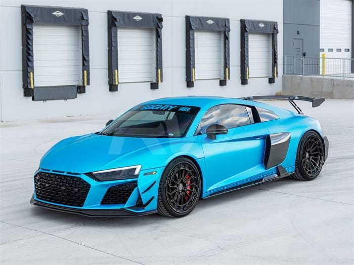Audi R8 4S DTM Carbon Fiber Side Skirt Extensions audir810 thumbnail 3
