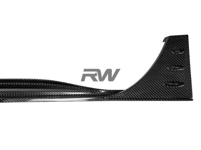 Audi RS6 C8 Avant Carbon Fiber Side Skirt Extensions audirs603 thumbnail 4
