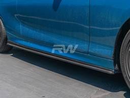 BMW F22 F23 Carbon Fiber Side Skirt Extensions bmwf22010