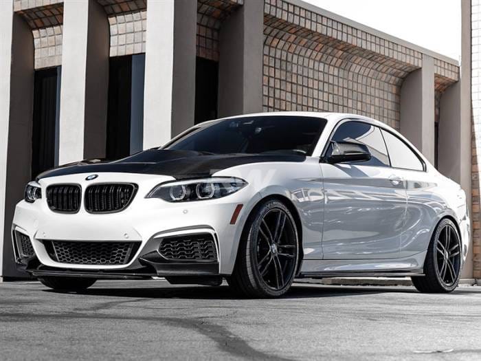 BMW F22 F23 Carbon Fiber Side Skirt Extensions bmwf22010 thumbnail 3