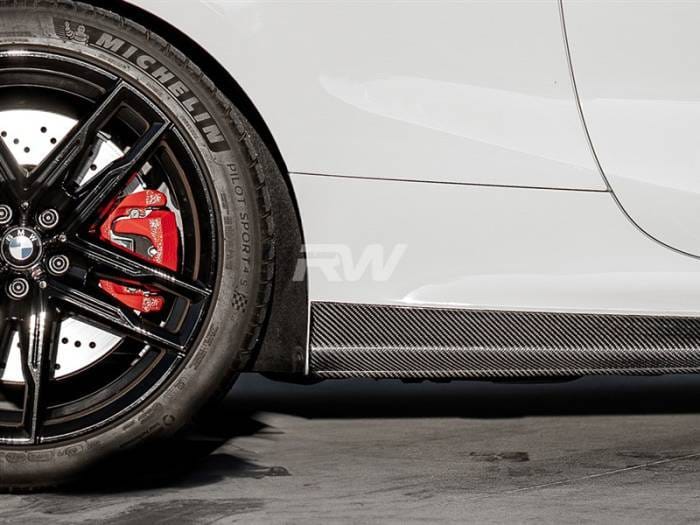 BMW G14 G15 F91 F92 Coupe/Vert CF Side Skirt Extensions bmwf9302 thumbnail 2
