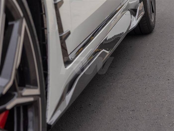 BMW i4 Dry Carbon Fiber Side Skirt Extensions bmwi4002 thumbnail 2