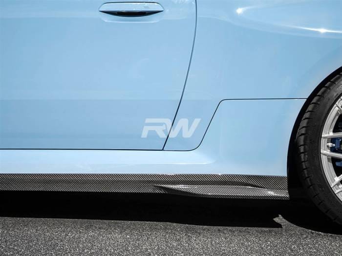 BMW G87 M2 GTX Carbon Fiber Side Skirt Extensions bmwg87014 thumbnail 4