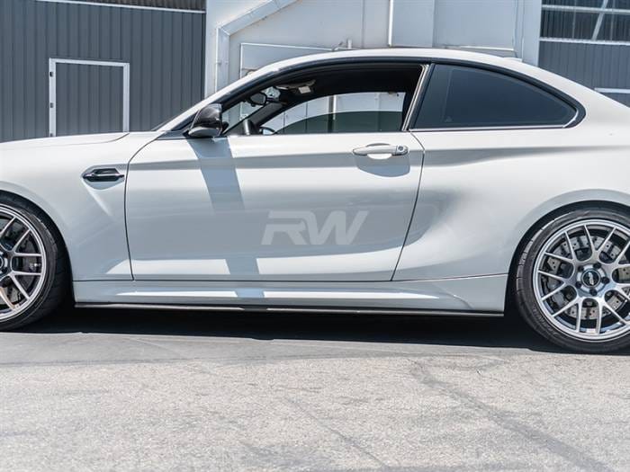 BMW F87 M2 RWS Carbon Fiber Side Skirt Extensions bmwf8719 thumbnail 2