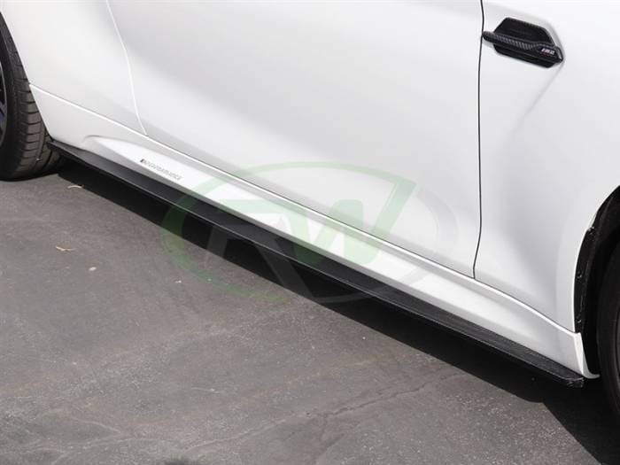 BMW F87 M2 Carbon Fiber Side Skirt Extensions bmwf8711 thumbnail 2