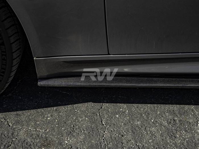 BMW E92 E93 M3 Carbon Fiber Side Skirt Extensions bmwe92035 thumbnail 2