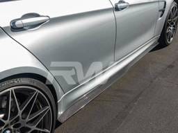 BMW F80 M3 GTX Carbon Fiber Side Skirt Extensions bmwf80002