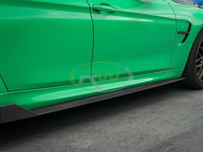 BMW F80 M3 RWS Type I CF Side Skirt Extensions bmwf8x037 thumbnail 3