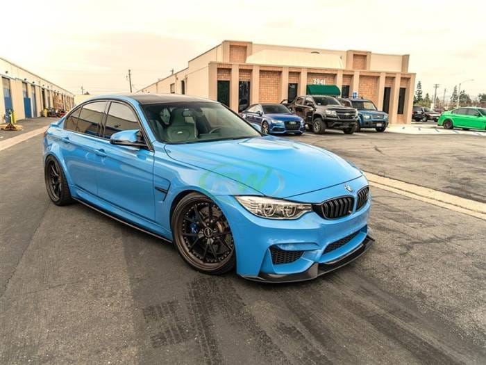 BMW F80 M3 Carbon Fiber Side Skirt Extensions bmwf8x019 thumbnail 3
