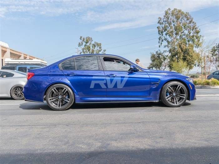 BMW F80 M3 Carbon Fiber Side Skirt Extensions bmwf8x019 thumbnail 5