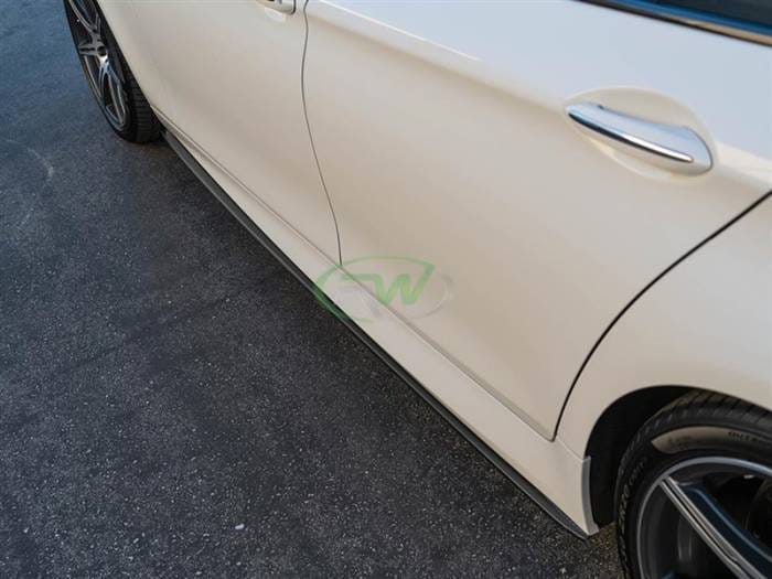 BMW F10 F11 CF Performance Style Side Skirt Extensions bmwf10060 thumbnail 2