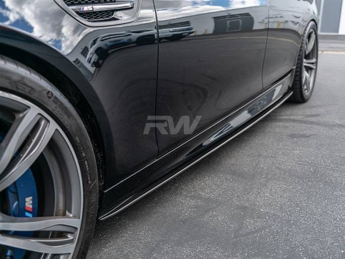 BMW F10 F11 CF Performance Style Side Skirt Extensions bmwf10060 thumbnail 4
