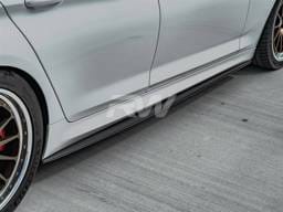 BMW G30 F90 Carbon Fiber Side Skirt Extensions bmwg30004