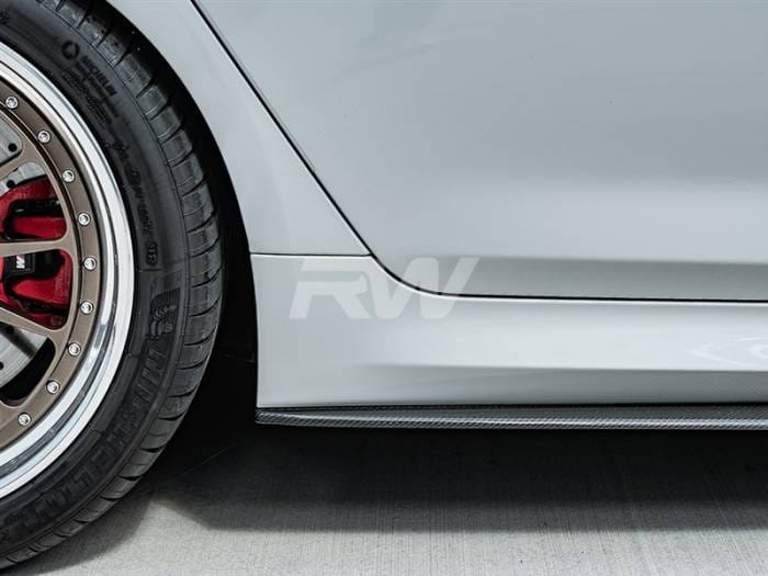 BMW G30 F90 Carbon Fiber Side Skirt Extensions bmwg30004 thumbnail 3