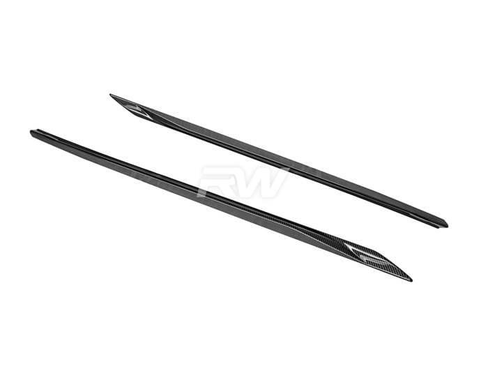 BMW G60 5-Series Carbon Fiber Side Skirt Extensions bmwg6008 thumbnail 2