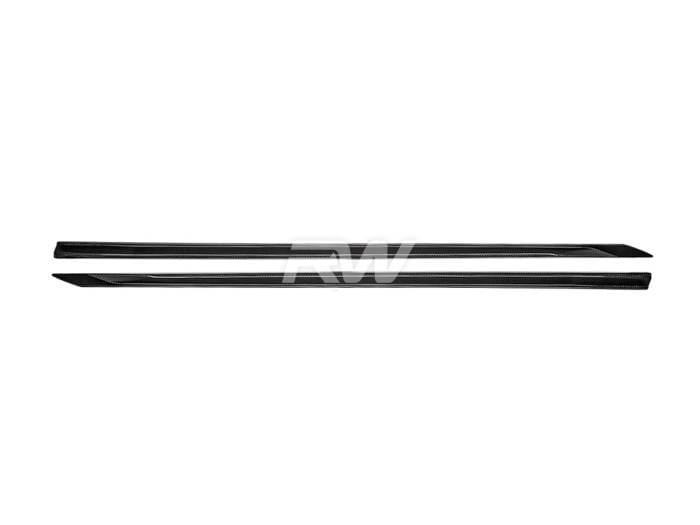 BMW G60 5-Series Carbon Fiber Side Skirt Extensions bmwg6008 thumbnail 3