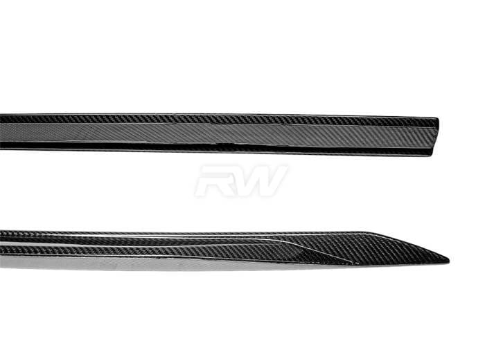 BMW G60 5-Series Carbon Fiber Side Skirt Extensions bmwg6008 thumbnail 4