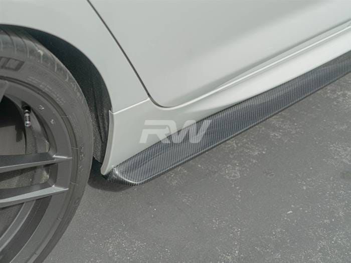 BMW F06 DTM Carbon Fiber Side Skirt Extensions bmwf0601 thumbnail 2