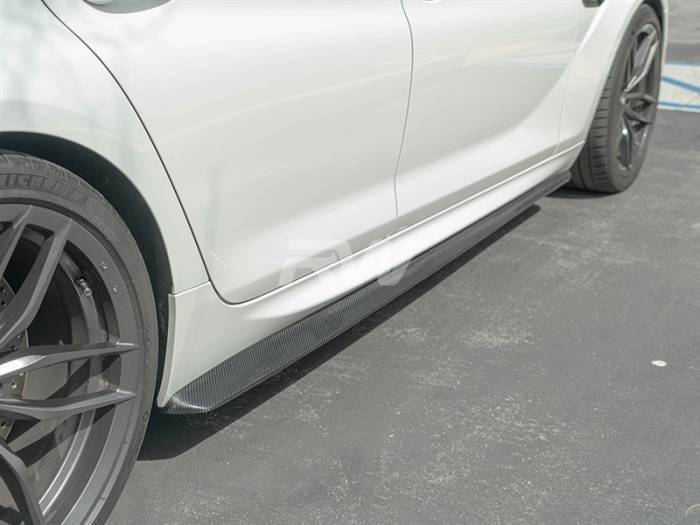 BMW F06 DTM Carbon Fiber Side Skirt Extensions bmwf0601 thumbnail 3