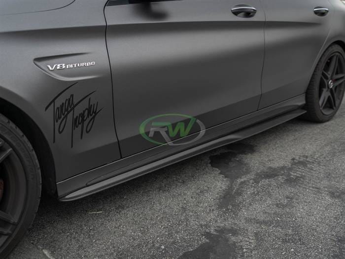 Mercedes W205 GTX CF Side Skirt Extensions mercw20511 thumbnail 4