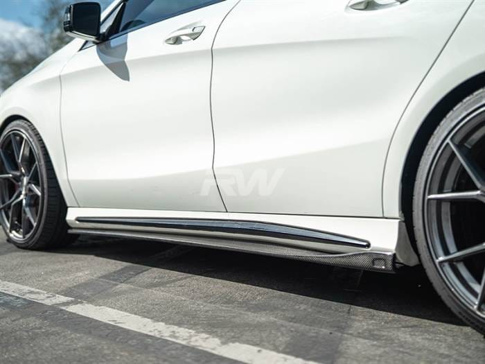 Mercedes CLA250 CLA45 CF Side Skirt Extensions mercc11705
