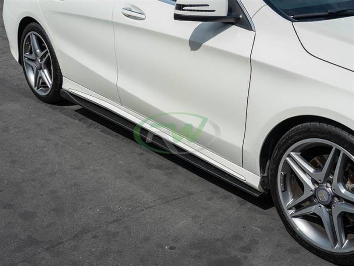 Mercedes CLA250 CLA45 CF Side Skirt Extensions mercc11705 thumbnail 4